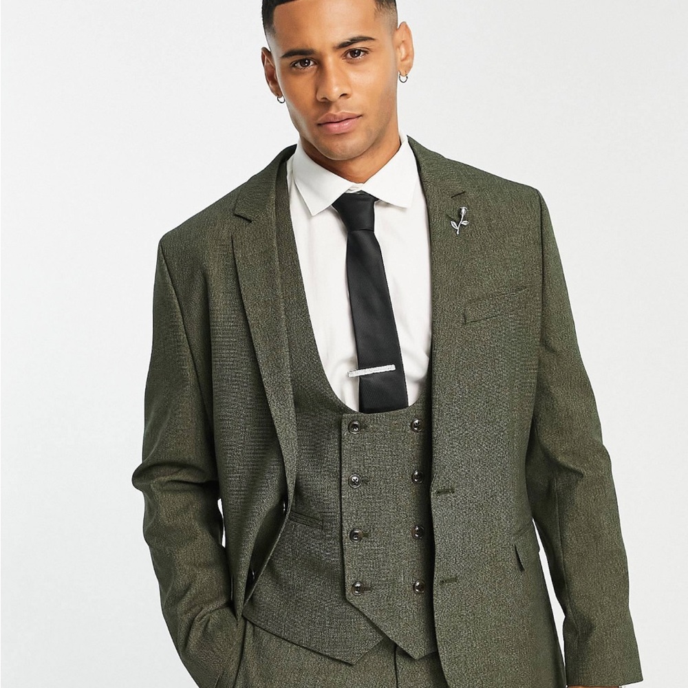 ASOS Men’s Olive Green Suit